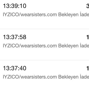 Wearsisters.com İade Ve Değişimle Faturada Belirtmedikleri Bedeller Ödetiyorlar