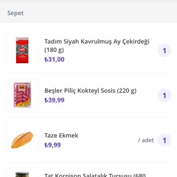 Kim Marketten Verilen Sipariş Sorunu