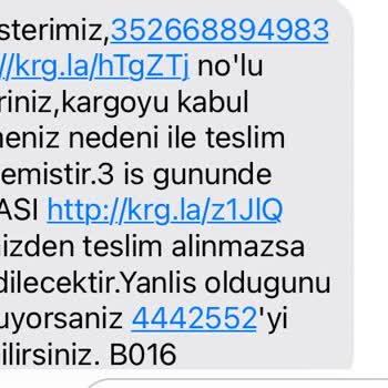 Aras Kargo Kargomu Teslim Etmedi