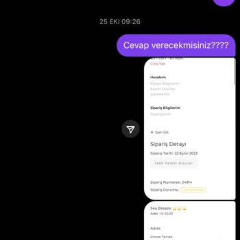 Vina Seramik Siparişimdeki Gecikme Ve İletişim Sorunu