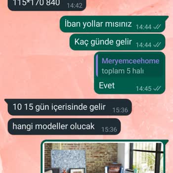 Meryemcee Home Muhatap Bulunamayan Satıcı