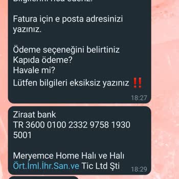Meryemcee Home Muhatap Bulunamayan Satıcı