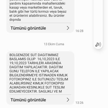 ABB - Ankara Büyükşehir Belediyesi Süt Alamadım Teslim Alindi Olarak Görünüyor