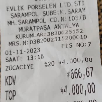 Evlik Porselen Teşhir Ürünü Satıyorlar.