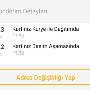 VakıfBank Kredi Kartı Kurye Sorunu