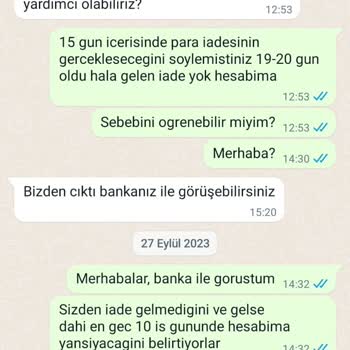 EvModa Müşteri Temsilcisi Ve İade Süreci Mağduriyeti