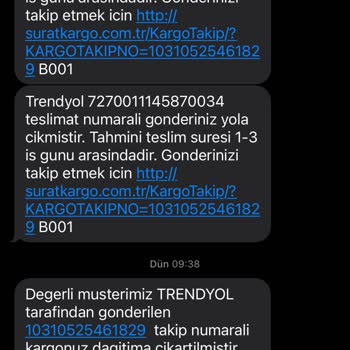 Sürat Kargo Kargom Dağıtımda Ama Gelmedi