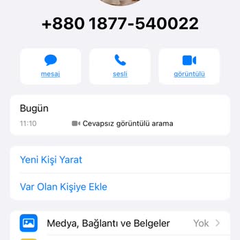 WhatsApp Yabancı Numaradan Aranma