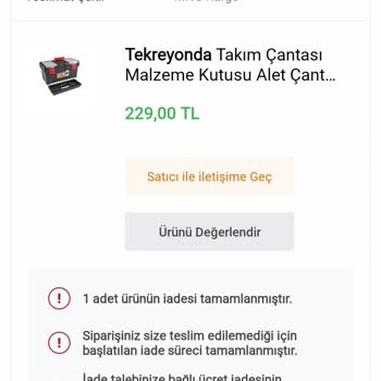 Koçtaş Ürünü Teslim Alamadım Paramı İade Etmiyorlar