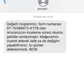 Boyner Değişim Kararı Verildi Aynı Ürünü Almak İstiyorum Fiyat Yansıtılıyor