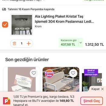 Hepsiburada Ürün Kargoya Verilmedi