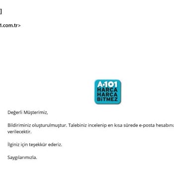 A101 Müşteri Oyalama Hizmetleri!