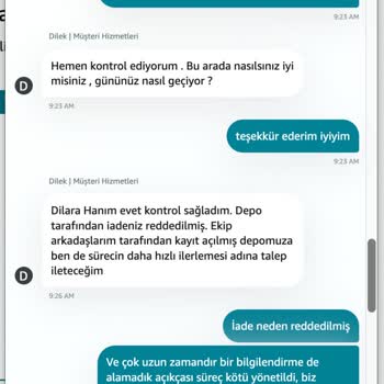 Amazon Türkiye'nin 6 Aydır Ürünüme El Koyması Ve İade Yapmaması