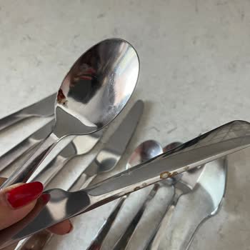IKEA Çatal Bıçak Kaşık Takımı Ve Sarımsak Ezeceği
