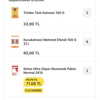 Migros Mion Online İlan Ettiği Kampanyanın Gereğini Yerine Getirmiyor.