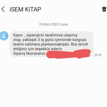 İsem Kitap Kitap Siparişi Teslim Edilmiyor