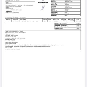 A101 Den Aldığım Stanley Termos