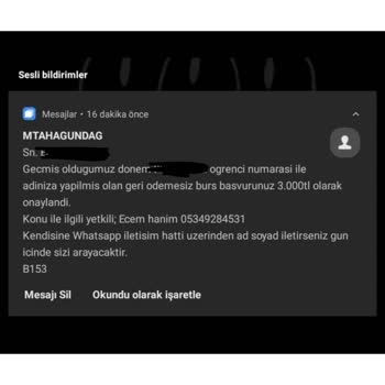 P*****a Akil Zaman Vakfi Burs Şüpheli