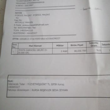 PTT Kargo Bursa Üçevler Personel Sorunu