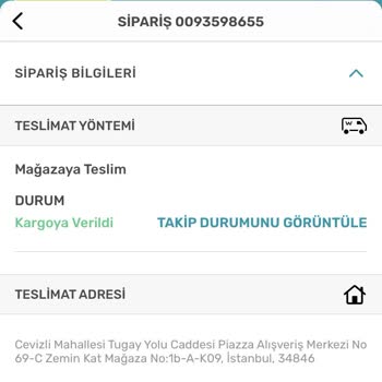 Watsons Ürünümün Ulaşmaması, Ürünümün Başkasına Teslim Edilmesi