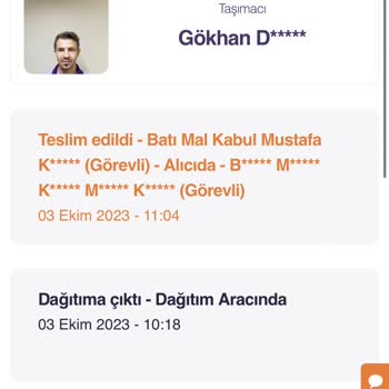 Watsons Ürünümün Ulaşmaması, Ürünümün Başkasına Teslim Edilmesi