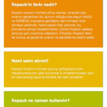 Fixpack Bir Garanti Ürünü Değildir.