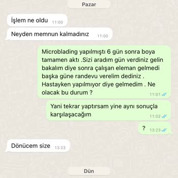 The Beauty Studio İlgisizlik Ve Para İadesi Alamama