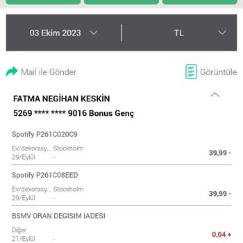 Spotify Kartımdan Üyelik Ücretini 2 Kere Çekti