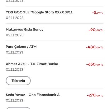 Akbank YDS Google Stora Haksız Ve İzinsiz Para Çekimi