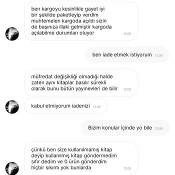 Gardrops İade Etmek İstiyorum
