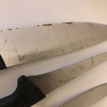 Pirge Bıçakları Ürünü Aldım Ve Bıçaklar Paslandı