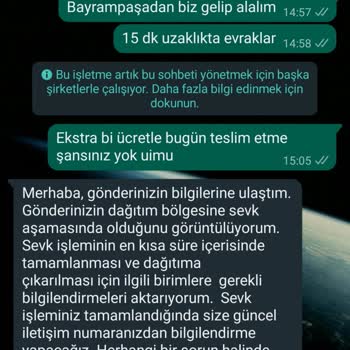 Garanti BBVA Belirtilen Süre Doldu Kargom?