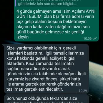 Garanti BBVA Belirtilen Süre Doldu Kargom?