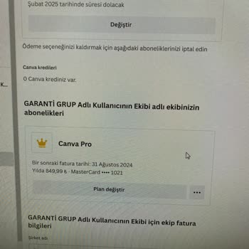 Canva Ekstra Haksız Ücret Alıyor Habersiz