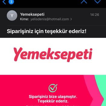 Yemek Sepeti İptal
