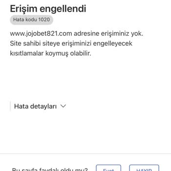 Jojobet Hesabıma Giriş Yapamıyorum