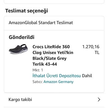 Amazon Sebepsiz Ürün İptali
