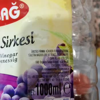 Kükrer Fermantasyon Kükrer Tüketim Malzemeleri Bozuk Sirke