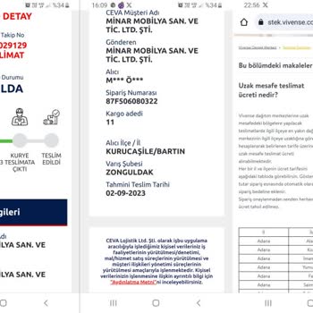 Vivense Kargo Ve Kurulum Hizmet Eksikliği