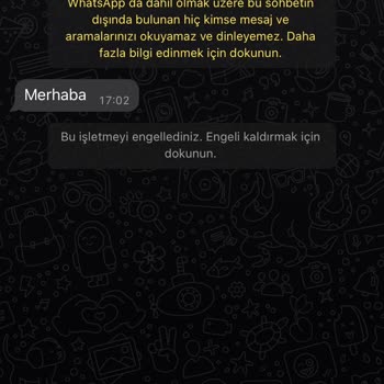 WhatsApp Yabancı Numaradan Gelen Mesaj