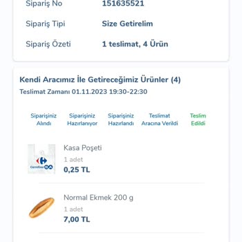 Carrefour SA Bozuk Ürün Satıp Değişim Yerine İade Ediyor