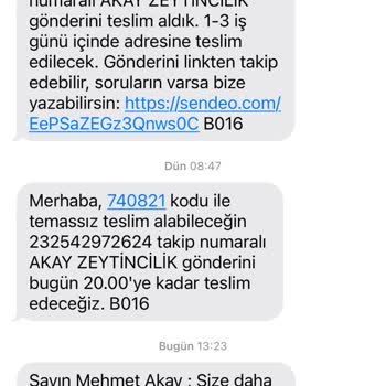 Sendeo Kargo Teslim Edilmeme Sorunu