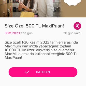 İş Bankası Maximum Kart Kampanyanın Gereğini Yerine Getirmiyor