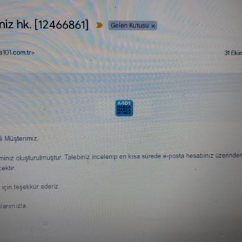 A101 Ürün Teslim Edilmemesi