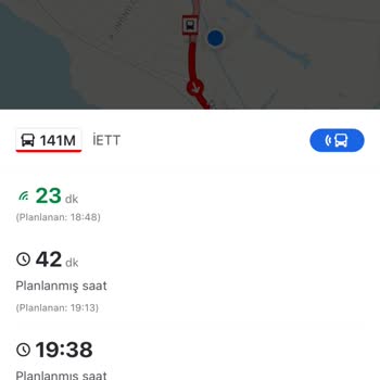 İETT - İstanbul Elektrik Tramvay Tünel 141M Geç Geliyor