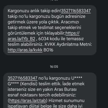 Aras Kargo Bu İlk Değil