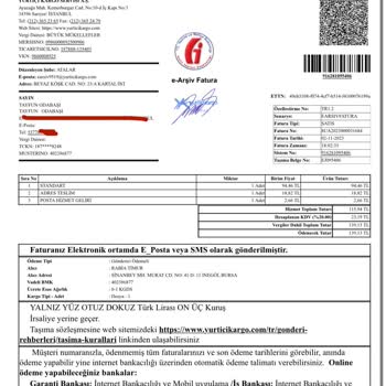 Yurtiçi Kargo Benim Bilgilerim Kullanılarak Kargo Gönderilmiş