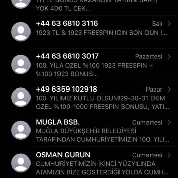 Vodafone Yabancı Numaralardan Bahis Mesajları Gelmesi