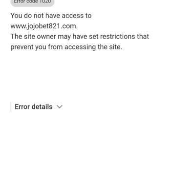 Jojobet Hata Kodu 1020