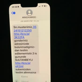 Aras Kargo Kargo Teslim Edilmemesi